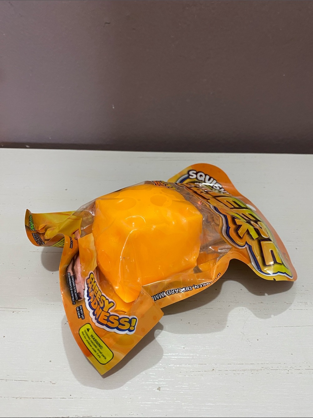 Squishy Cheese Block Stretchy Cheese Toy - Picture 4 of 5